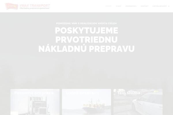 Logistic theme site design template sample