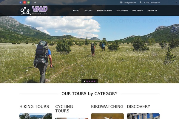 Tour Package theme site design template sample