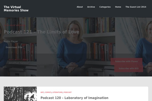 Podcaster theme site design template sample