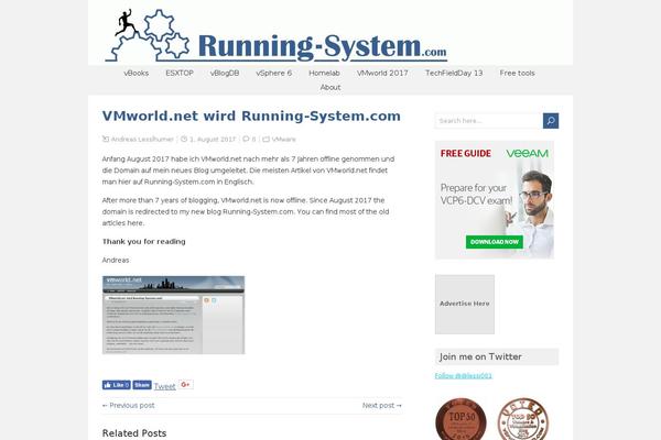 Site using Sociable plugin