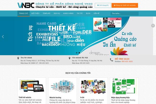 Nominal theme site design template sample