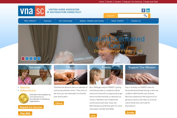 vnasc.org site used Vna