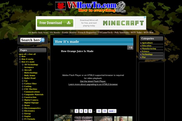 Albizia theme site design template sample
