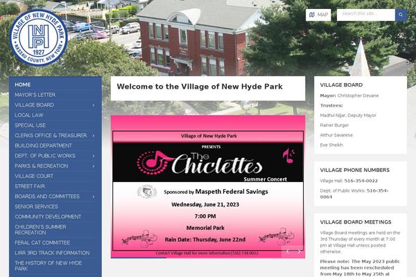 TownPress theme site design template sample