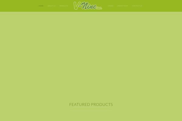 Kinetika theme site design template sample