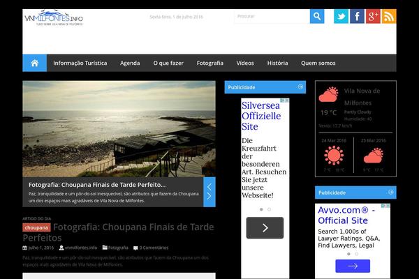 Metro theme site design template sample
