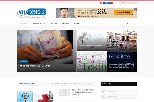 SmartMag theme site design template sample