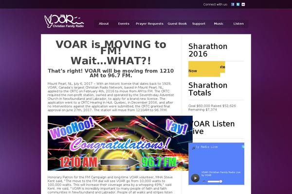 Site using Shoutcast Icecast HTML5 Radio Player plugin