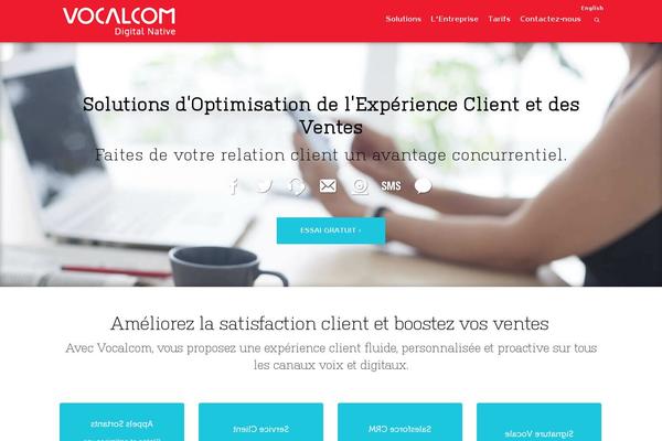 vocalcom.fr site used Yagami-adveris
