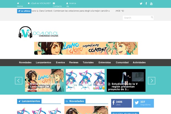 vocaloid.cl site used Discover