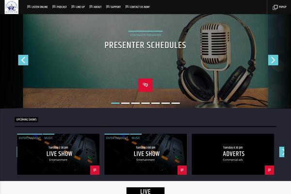 Onair2 theme site design template sample