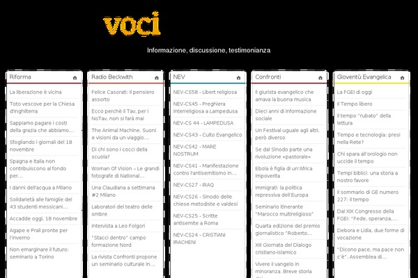 vociprotestanti.it site used Vp3