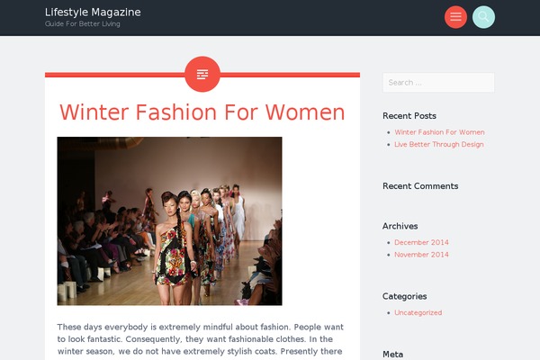 Twenty Fifteen theme site design template sample