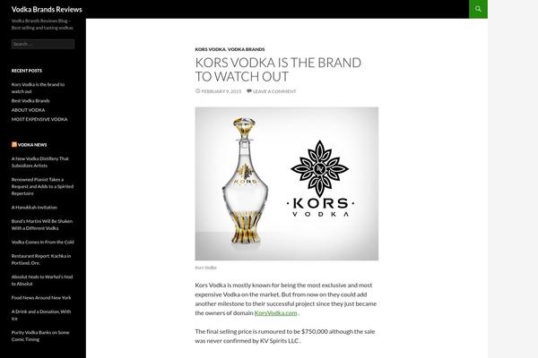 Twenty Fourteen theme site design template sample