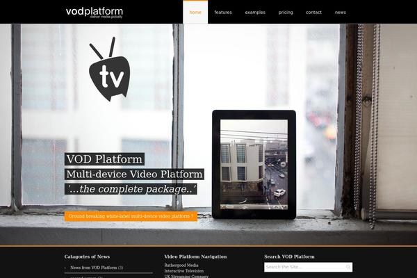 Quickstep theme site design template sample