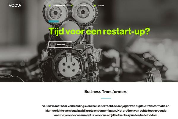 vodw theme websites examples