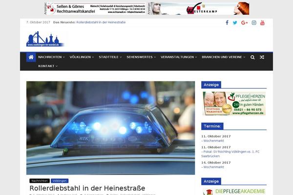 ColorMag theme site design template sample