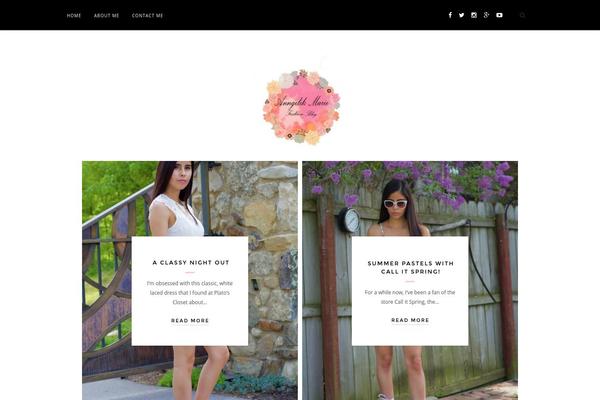 Blackandwhite theme site design template sample