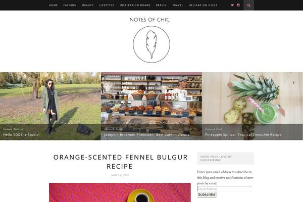 Hemlock theme site design template sample