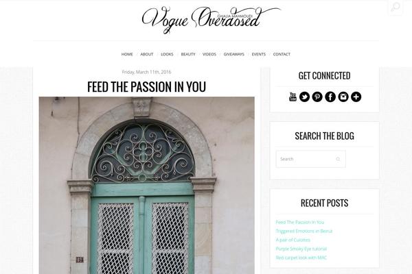 John Doe's Blog theme site design template sample