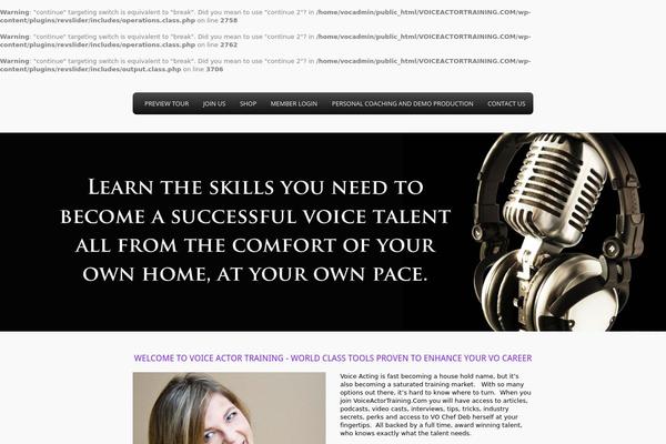 MAGNET theme site design template sample