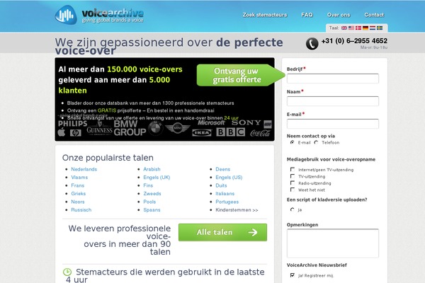 Site using Fancy_voices plugin