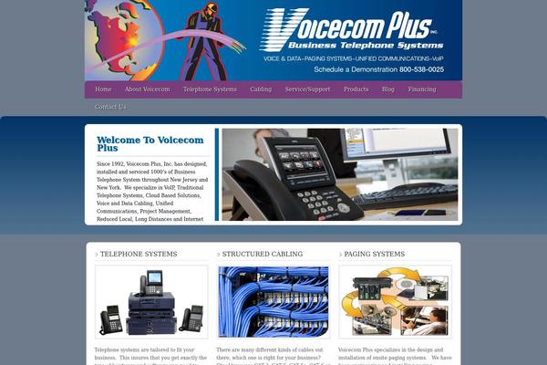Enterprise theme site design template sample