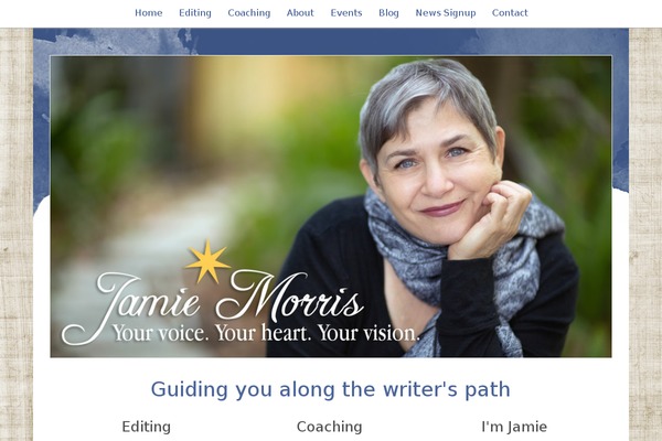 Jacqueline theme site design template sample