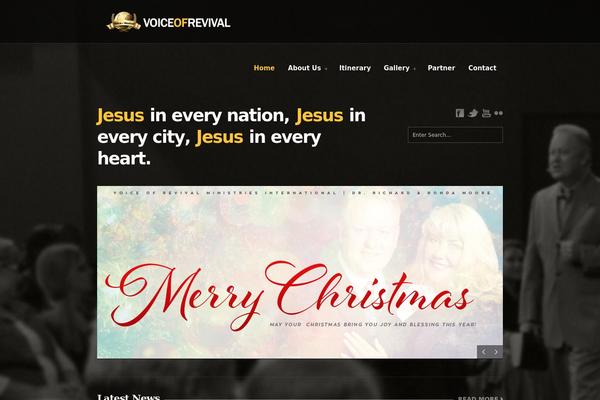 Crunchy theme site design template sample