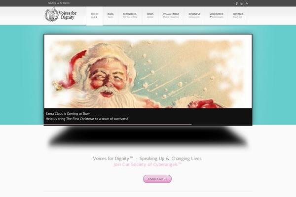 Site using Ditty News Ticker plugin