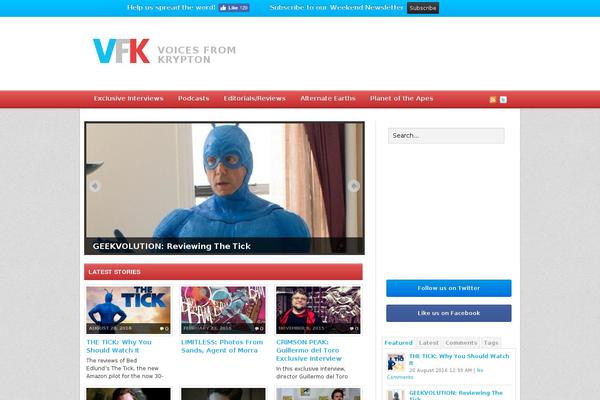 voicesfromkrypton.net site used Krypton