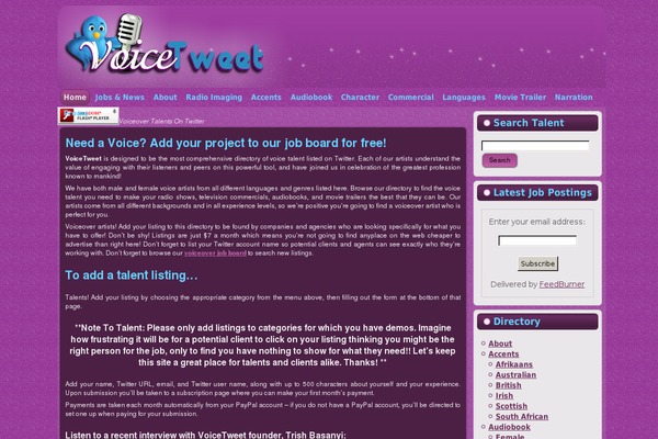 Site using Cu3er-post-elements plugin