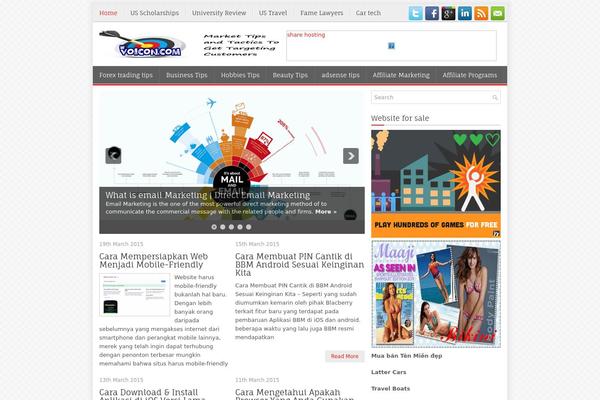 voicon.com site used Thenewspaper