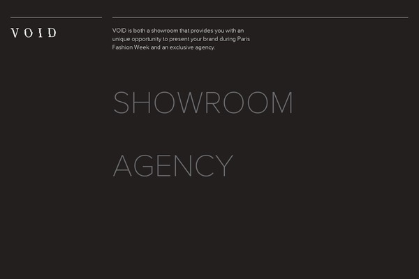 voidshowroom.com site used Void