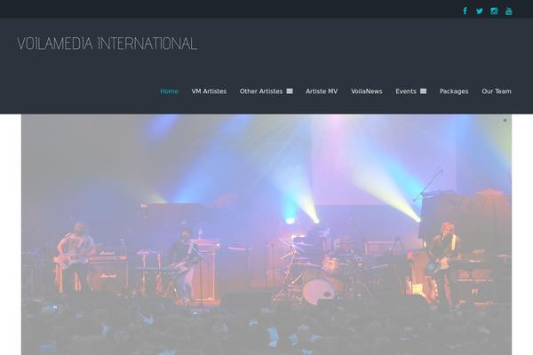 Event theme site design template sample