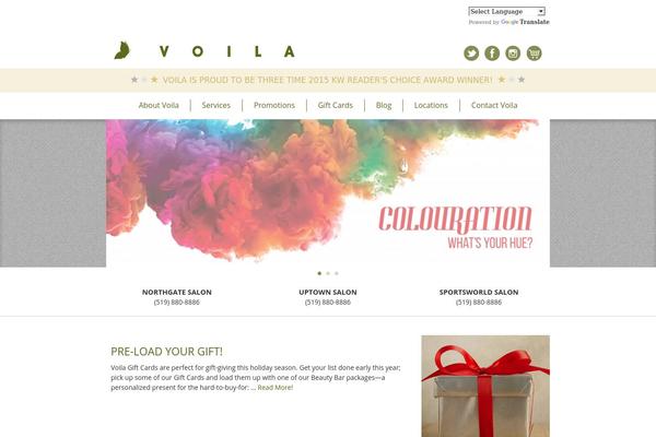 Voila WordPress theme, websites list used Voila theme Voila theme websites examples