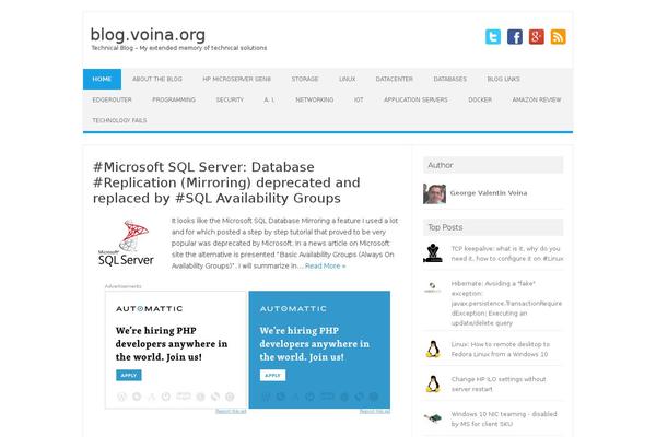 Iconic One theme site design template sample