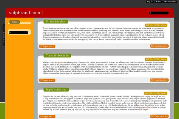 Ahimsa theme site design template sample