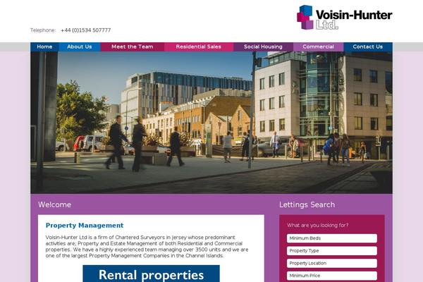 Vh theme site design template sample
