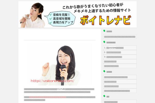 voitorenavi.com site used Affinger4
