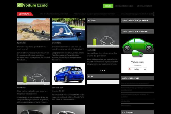 voiture-ecolo.fr site used Solaris
