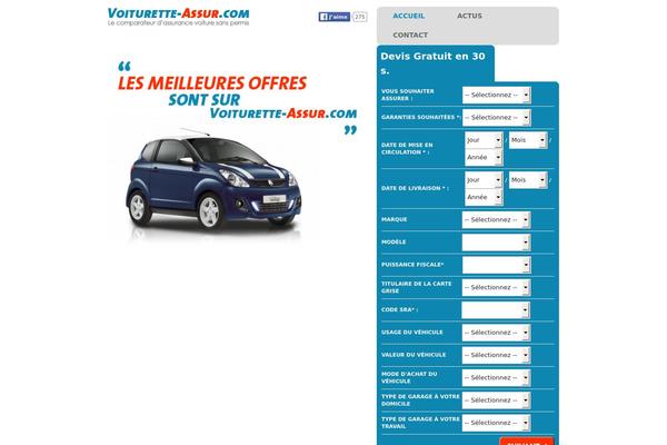 voiturette-assur.com site used Blankslate-theme-master