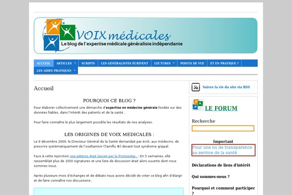 voixmedicales.fr site used PrimePress