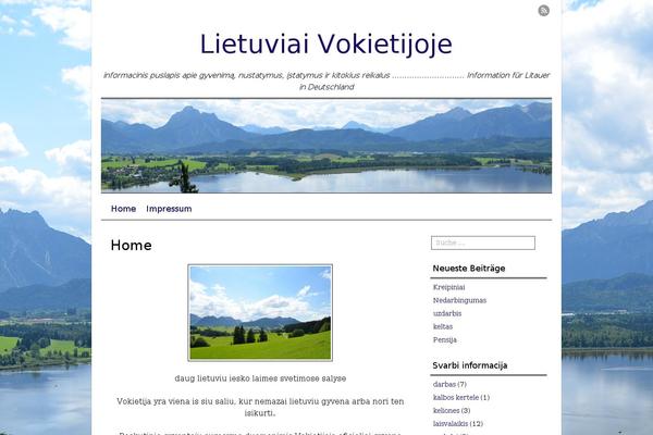 Mon Cahier theme site design template sample