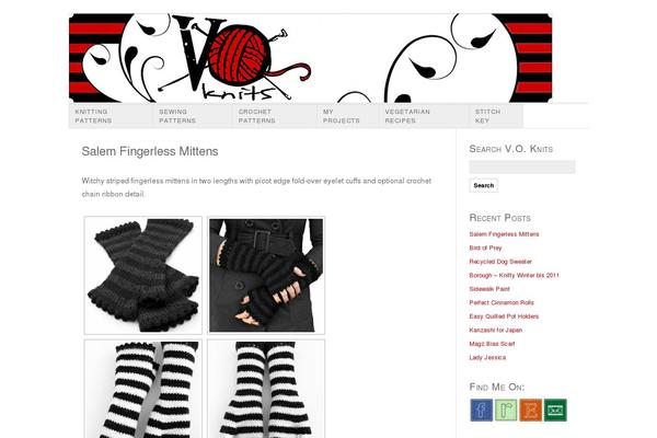 Site using Crafty Social Buttons plugin
