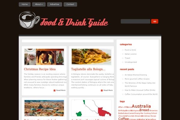 Quadro theme site design template sample