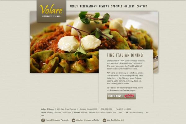 volarerestaurant.com site used Volare