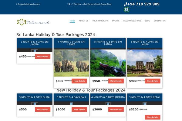 Site using Wp-travel plugin