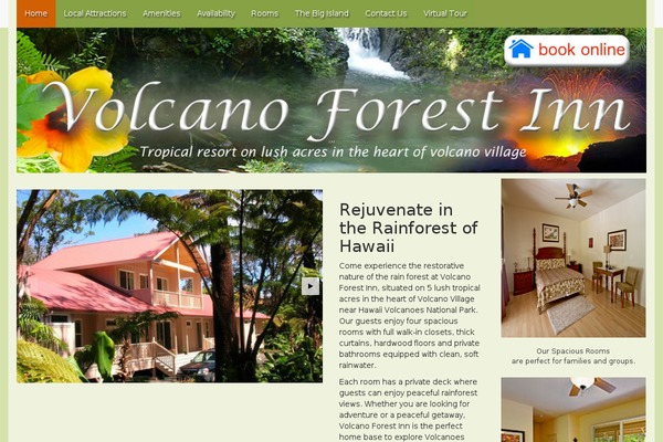 volcanoforestinn.com site used Bootstrap-wp
