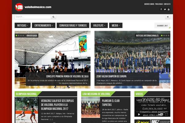 Powermag theme site design template sample
